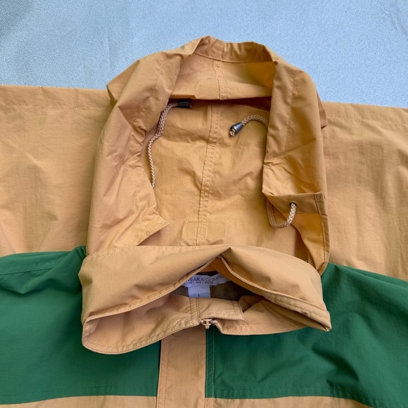 CruiseWear & Company Men's Rain Jacket Windbreaker Yellow Green Hooded Alaska L - Picture 7 of 7